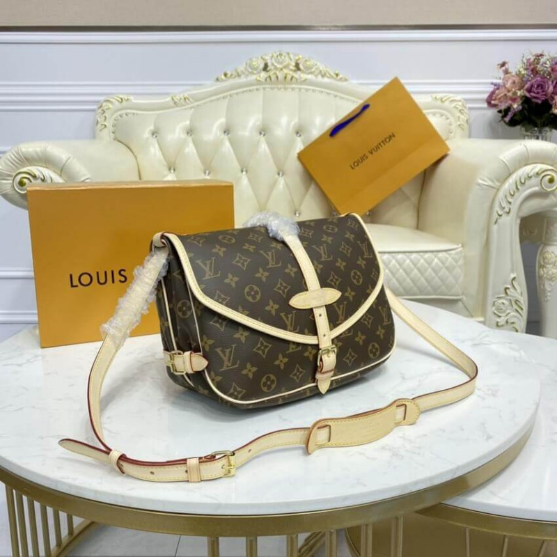 Replica Louis Vuitton Monogram Canvas Saumur Mm M40710