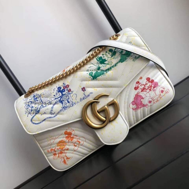 Replica Disney X Gucci Gg Marmont Medium Shoulder Bag 443496
