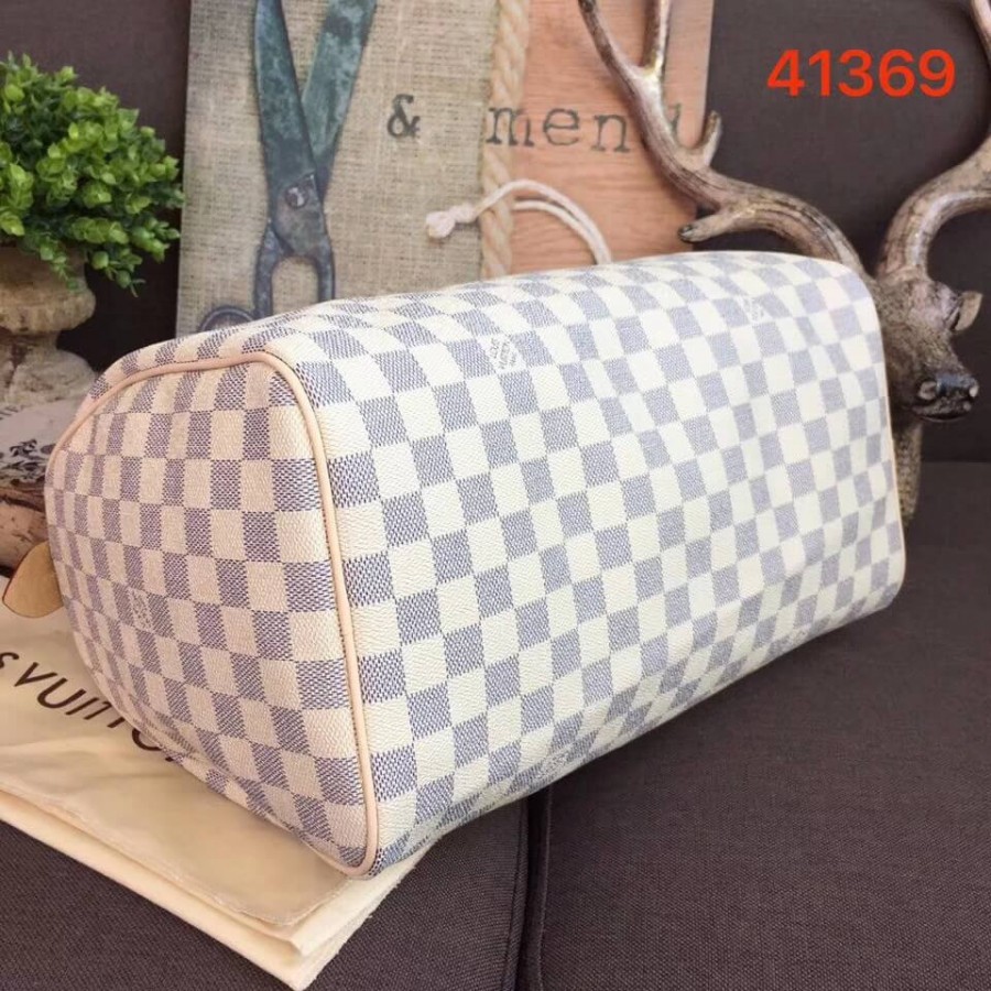 Replica Louis Vuitton Damier Azur Canvas Speedy 30 N41370