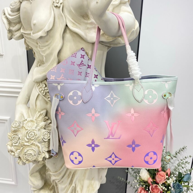 Replica Louis Vuitton Neverfull Mm M46077 Sunrise Pastel