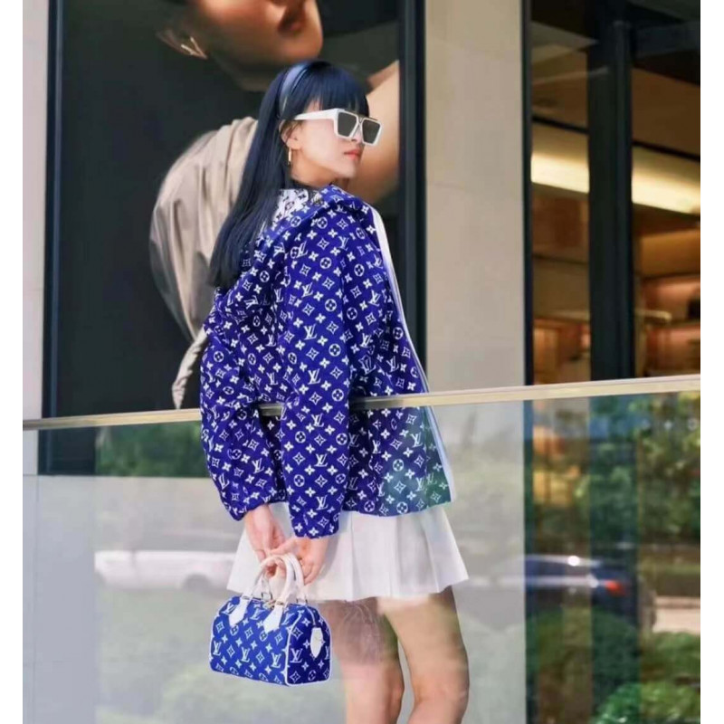 Replica Louis Vuitton Monogram Jacquard Velvet Speedy Bandouliere 20 M20751