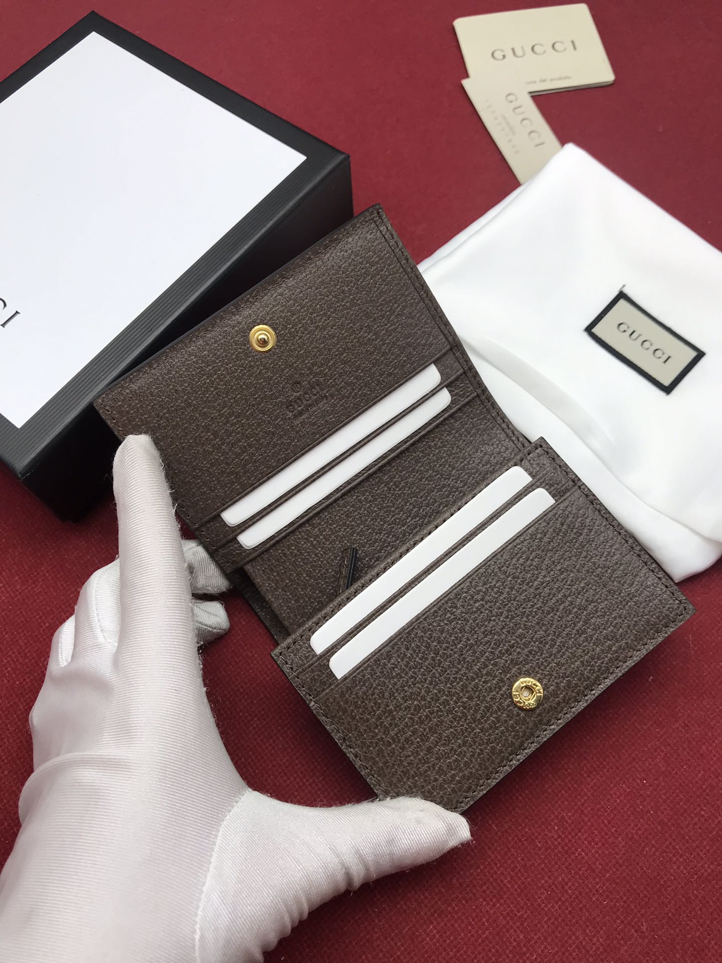 Replica Gucci Ophidia Card Case Wallet 523155