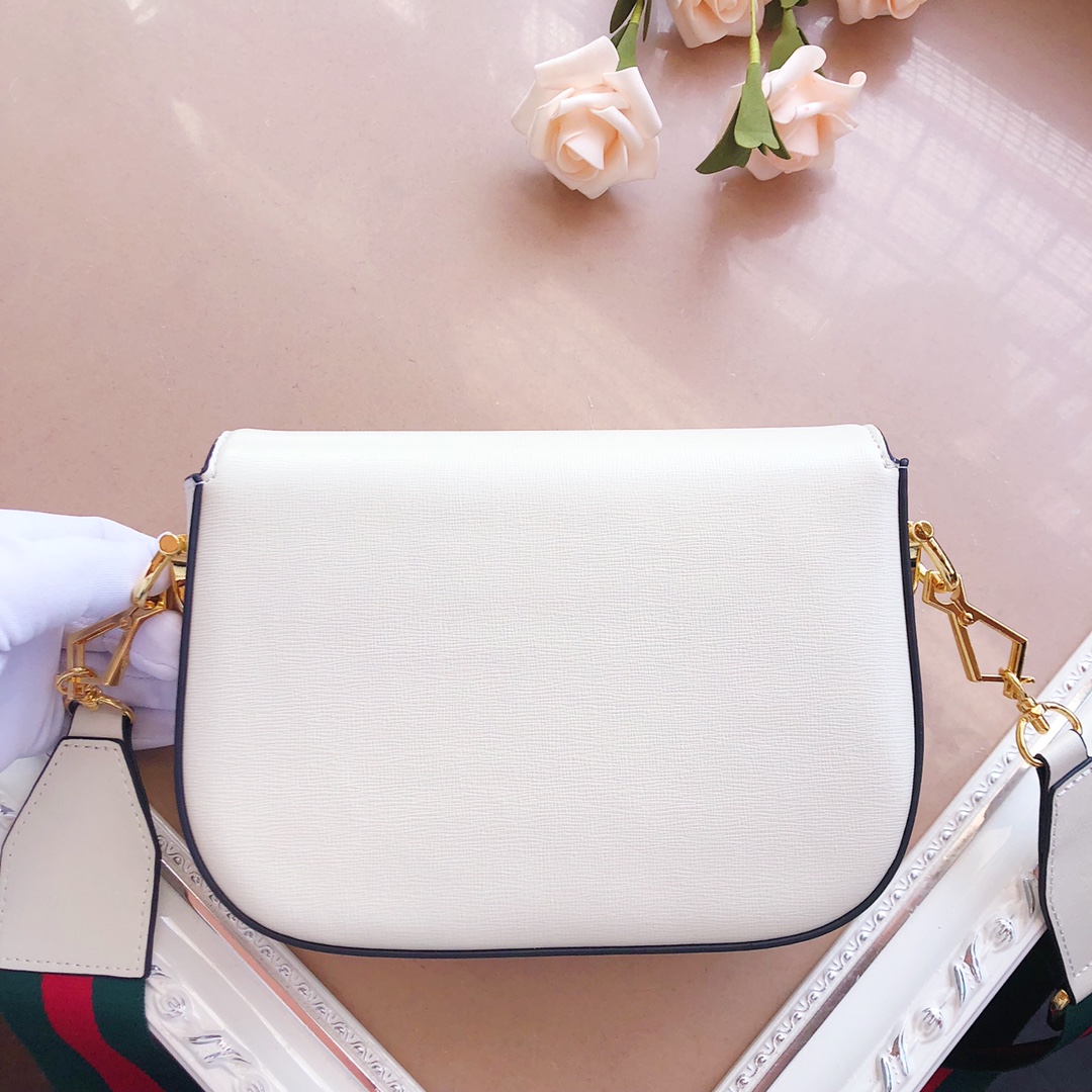 Replica Gucci Horsebit 1955 Mini Bag Brown/Black/White