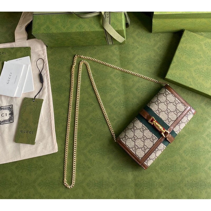 Replica Gucci Jackie 1961 Chain Wallet 652681
