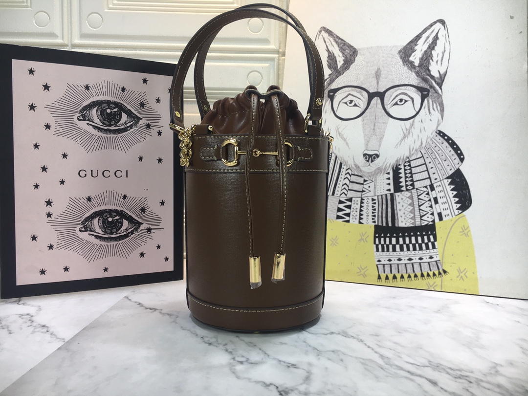 Replica Gucci Horsebit 1955 Small Bucket Bag 637115
