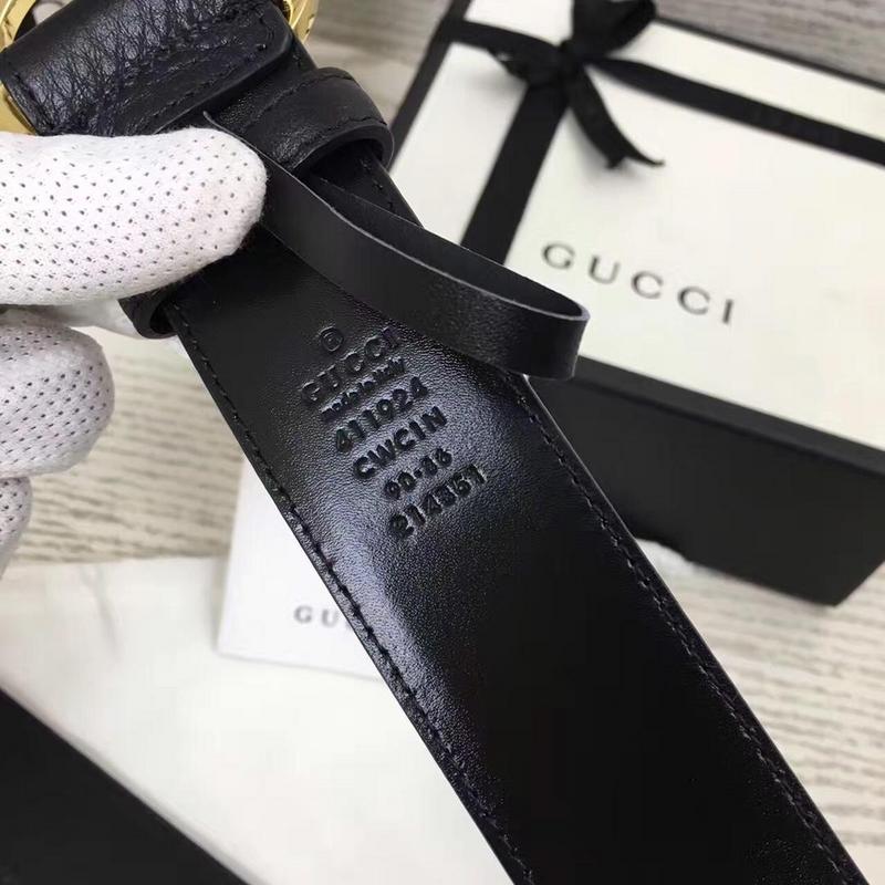 Replica Gucci Belt B2- Gold Buckle 40Mm