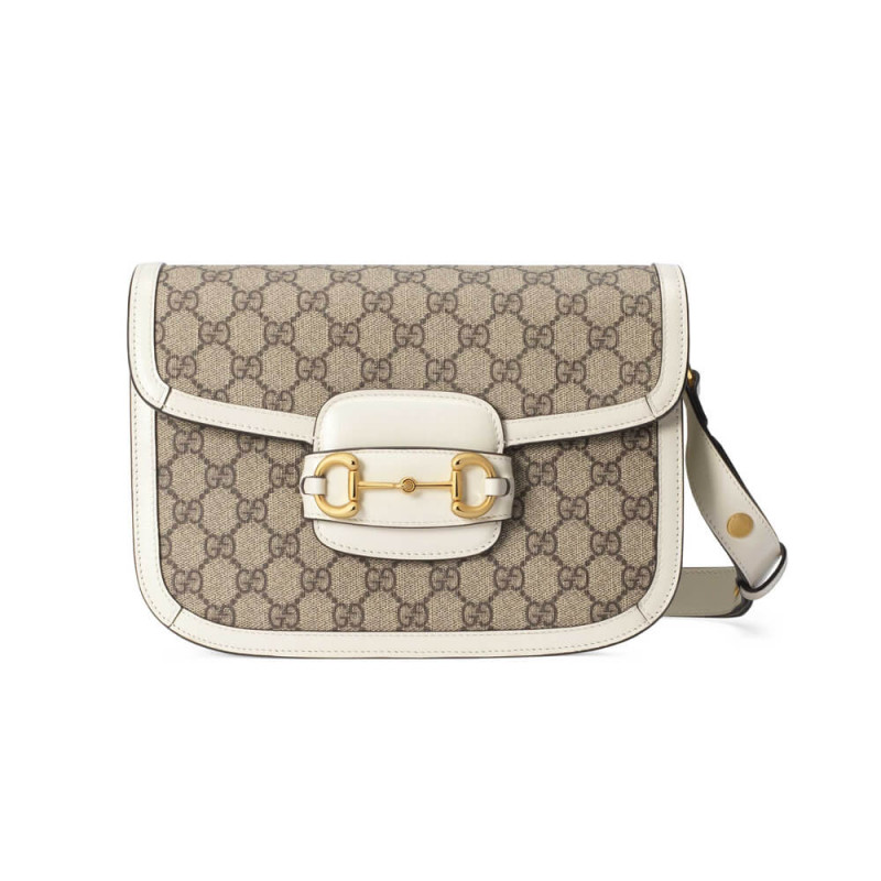Replica Gucci 1955 Horsebit Gg Supreme Shoulder Bag 602204