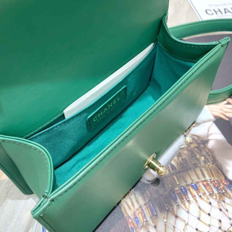 Replica Chanel Calfskin Small Boy Chanel Handbag A67085