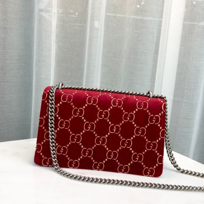 Replica Gucci Dionysus Gg Velvet Small Shoulder Bag 400249