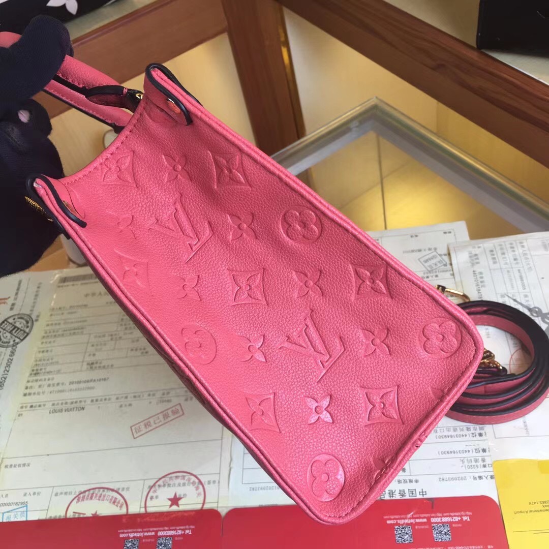 Replica Louis Vuitton Onthego Pm M45653 Black/Beige/Pink