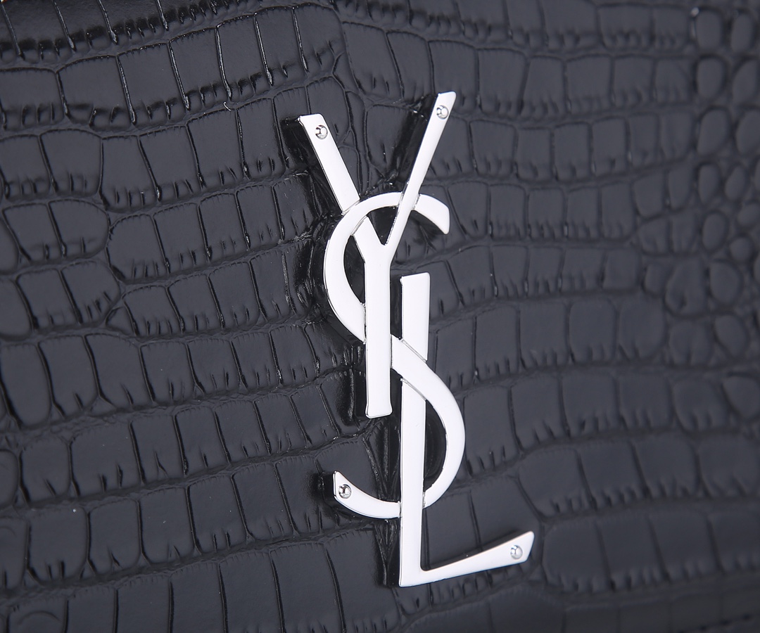Replica Ysl Sunset Medium In Crocodile Embossed Shiny Leather 1737
