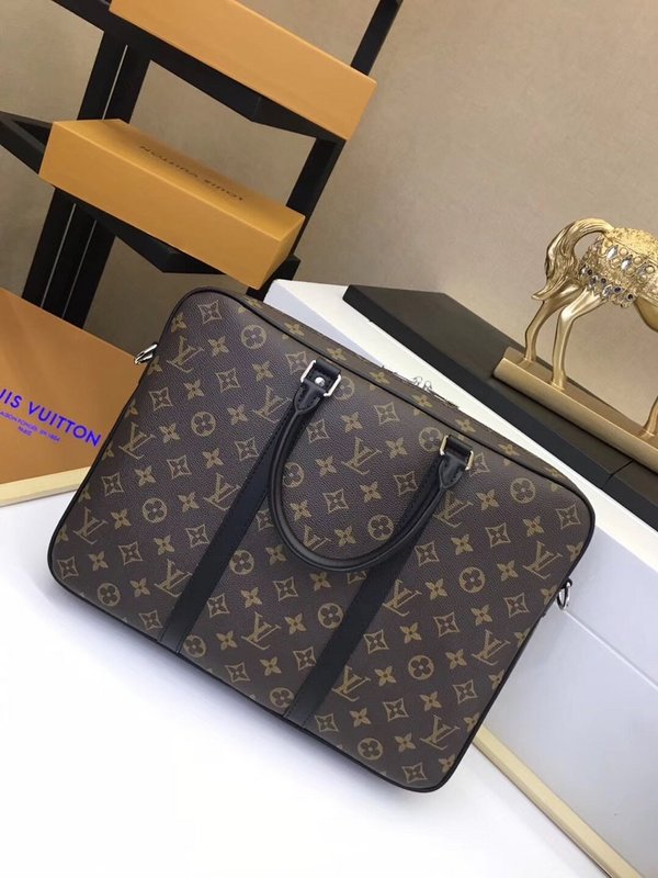 Replica Louis Vuitton Porte-Documents Voyage Pm M52005 Mono Brown