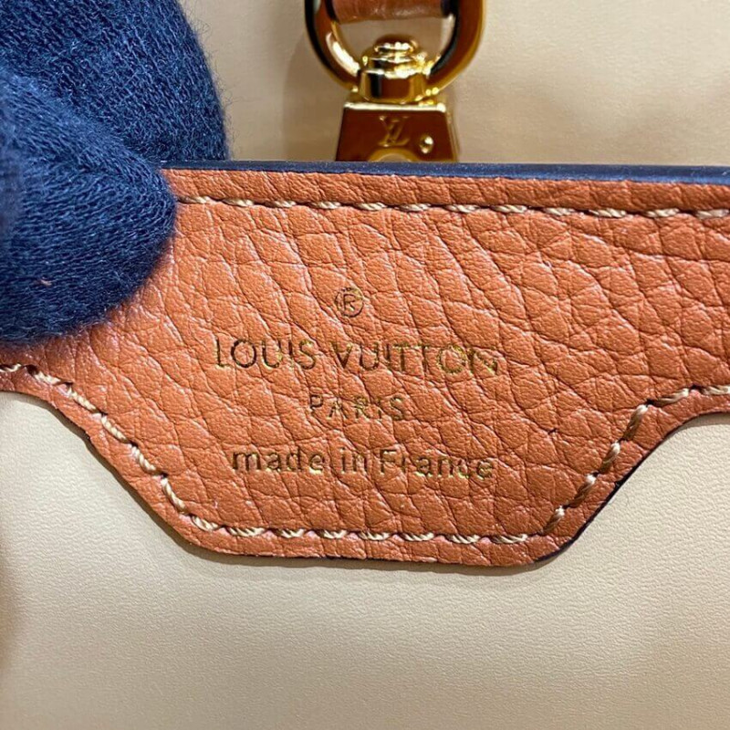 Replica Louis Vuitton Capucines Bb M59266 Gold/Noir