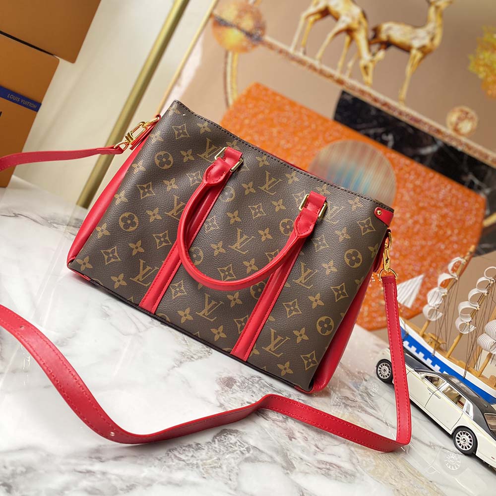 Replica Louis Vuitton Monogram Canvas Soufflot Mm