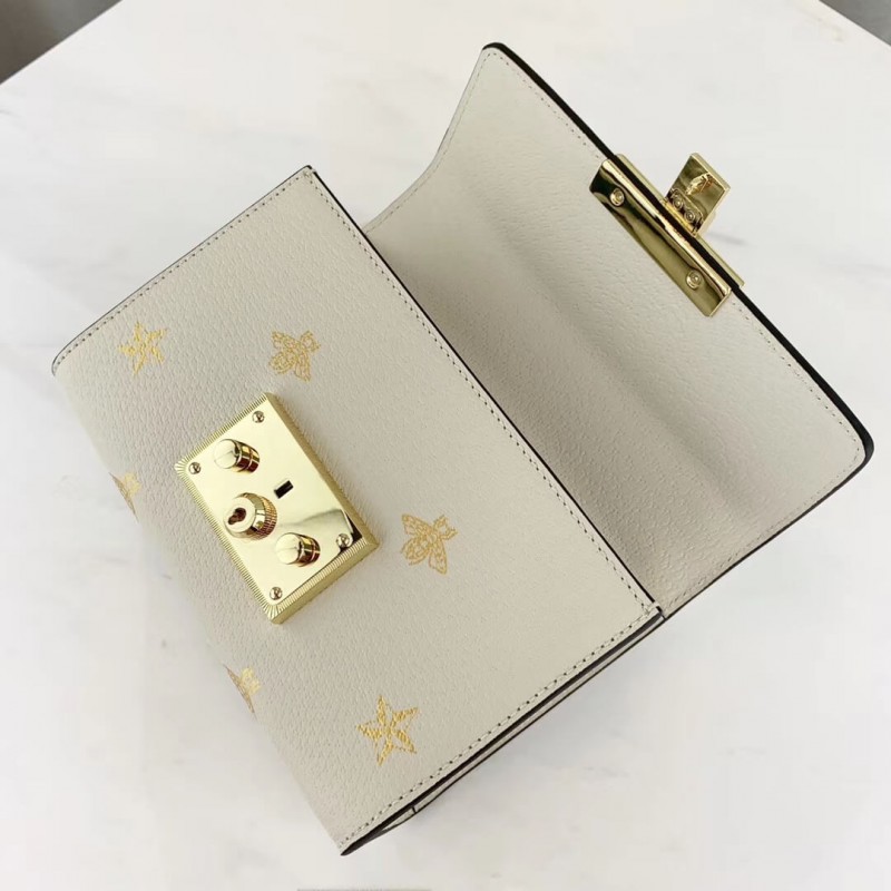 Replica Gucci Padlock Bee Star Small Shoulder Bag 432182