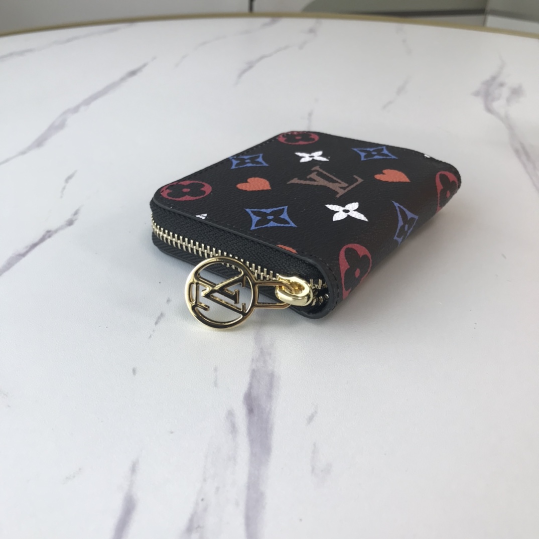 Replica Louis Vuitton Game On Zippy Coin Purse M80305 Black/White