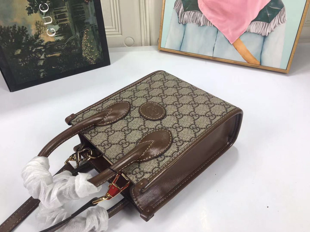 Replica Gucci Mini Tote Bag With Interlocking G
