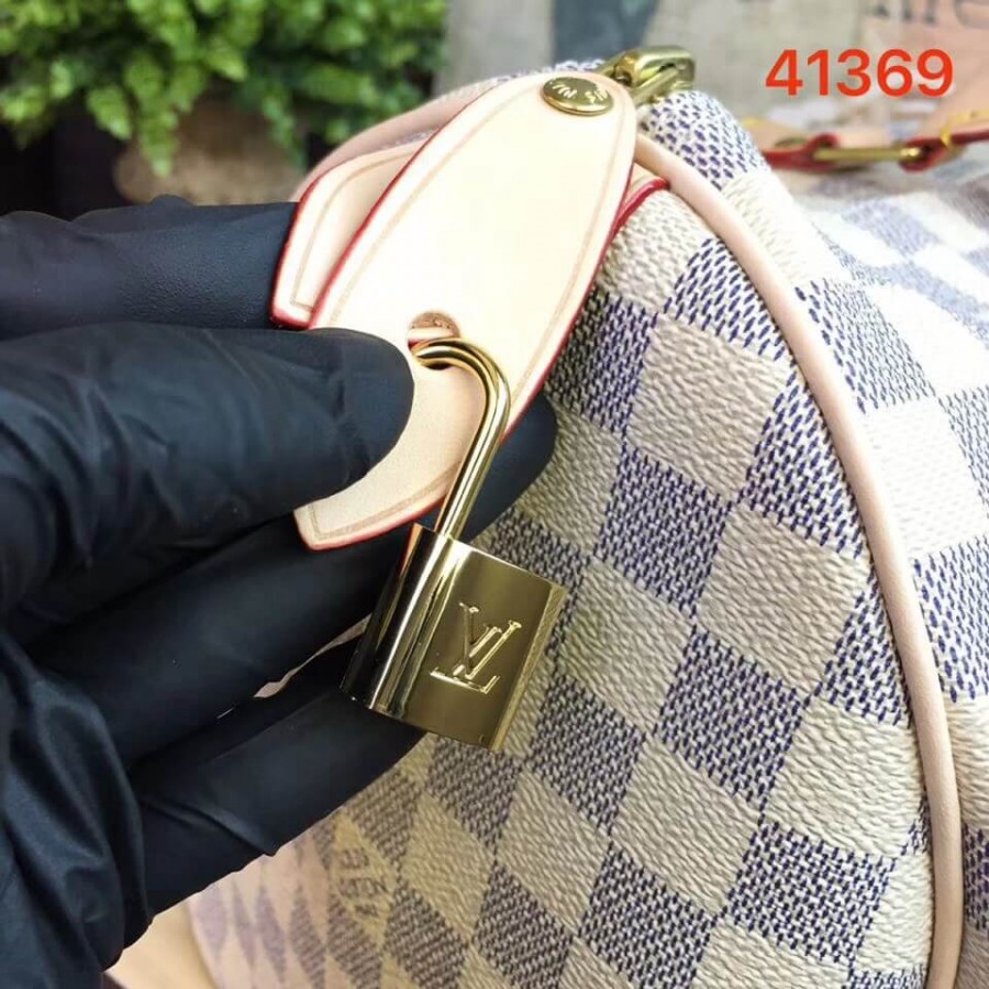 Replica Louis Vuitton Damier Azur Canvas Speedy 35 N41369