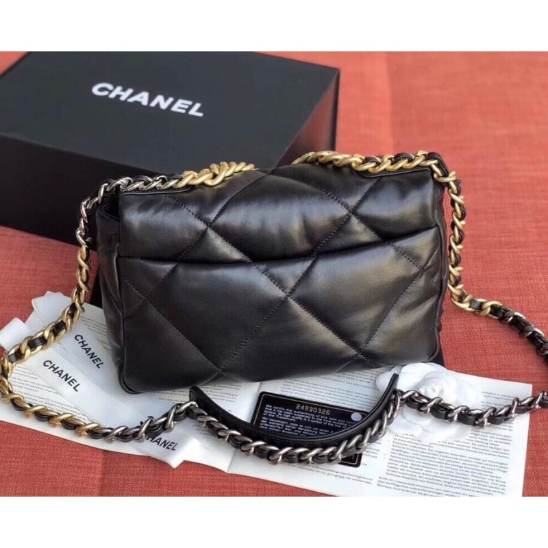 Replica Chanel 19 Lambskin Flap Bag As1160