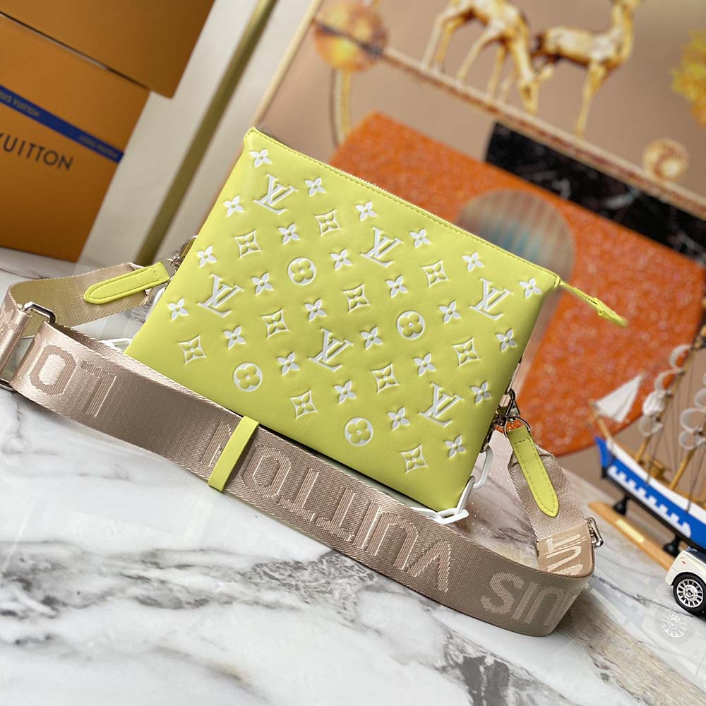 Replica Louis Vuitton Coussin Pm Handbag- Red/Yellow