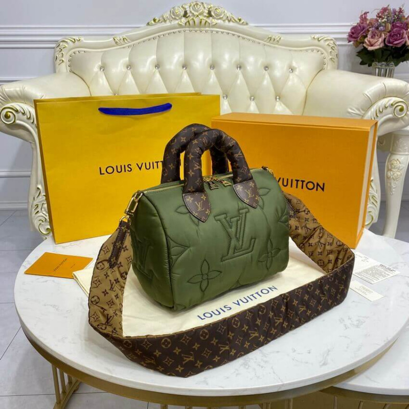 Replica Louis Vuitton Econyl Speedy Bandouliere 25 M59009 Khaki