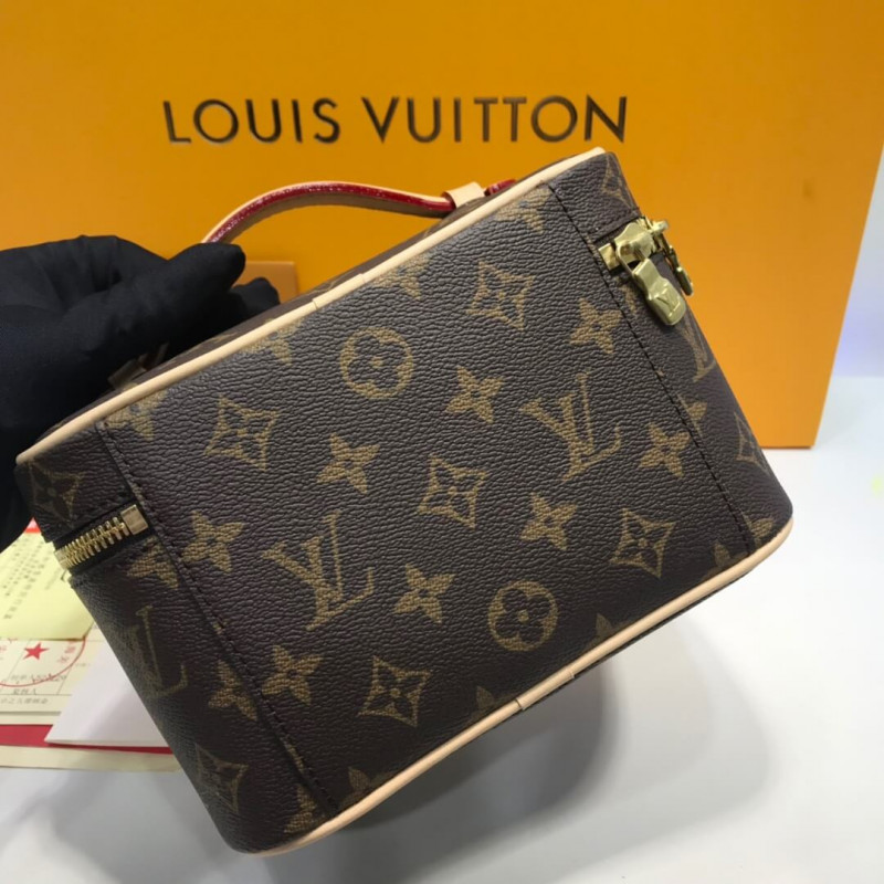 Replica Louis Vuitton Monogram Canvas Nice Cosmetic Mini M44495