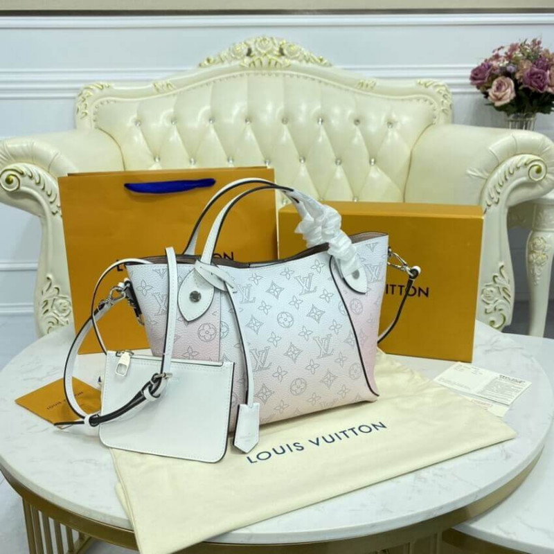 Replica Louis Vuitton Hina Pm Gradient Pink Mahina Leather M57858