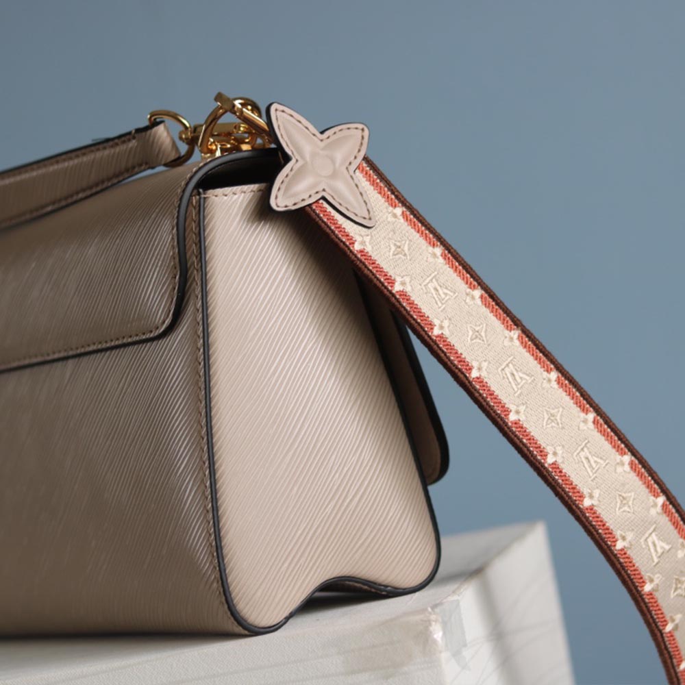 Replica Louis Vuitton Twist Mm M57050 Beige/Black/Pink