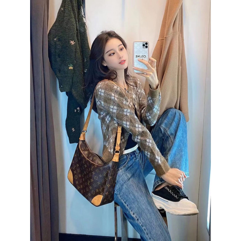 Replica Louis Vuitton Monogram Boulogne 35 Shoulder Bag M51260