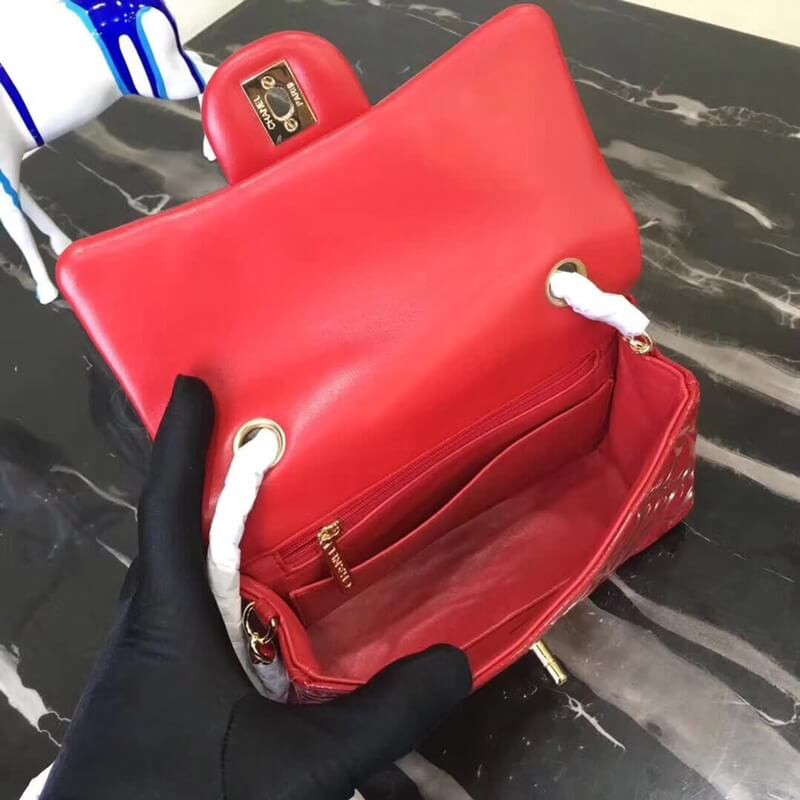 Replica Chanel Pantent Leather 20Cm Classic Flap Bag 1116