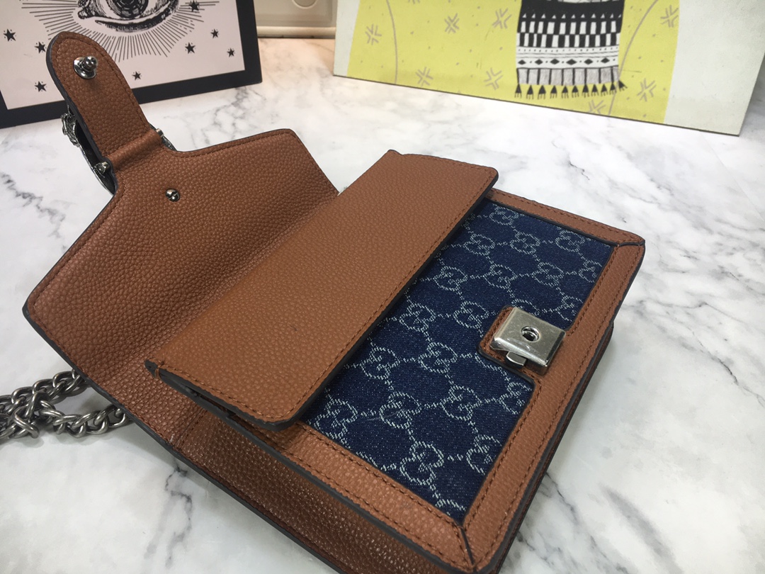 Replica Gucci Blue Dionysus Mini Bag