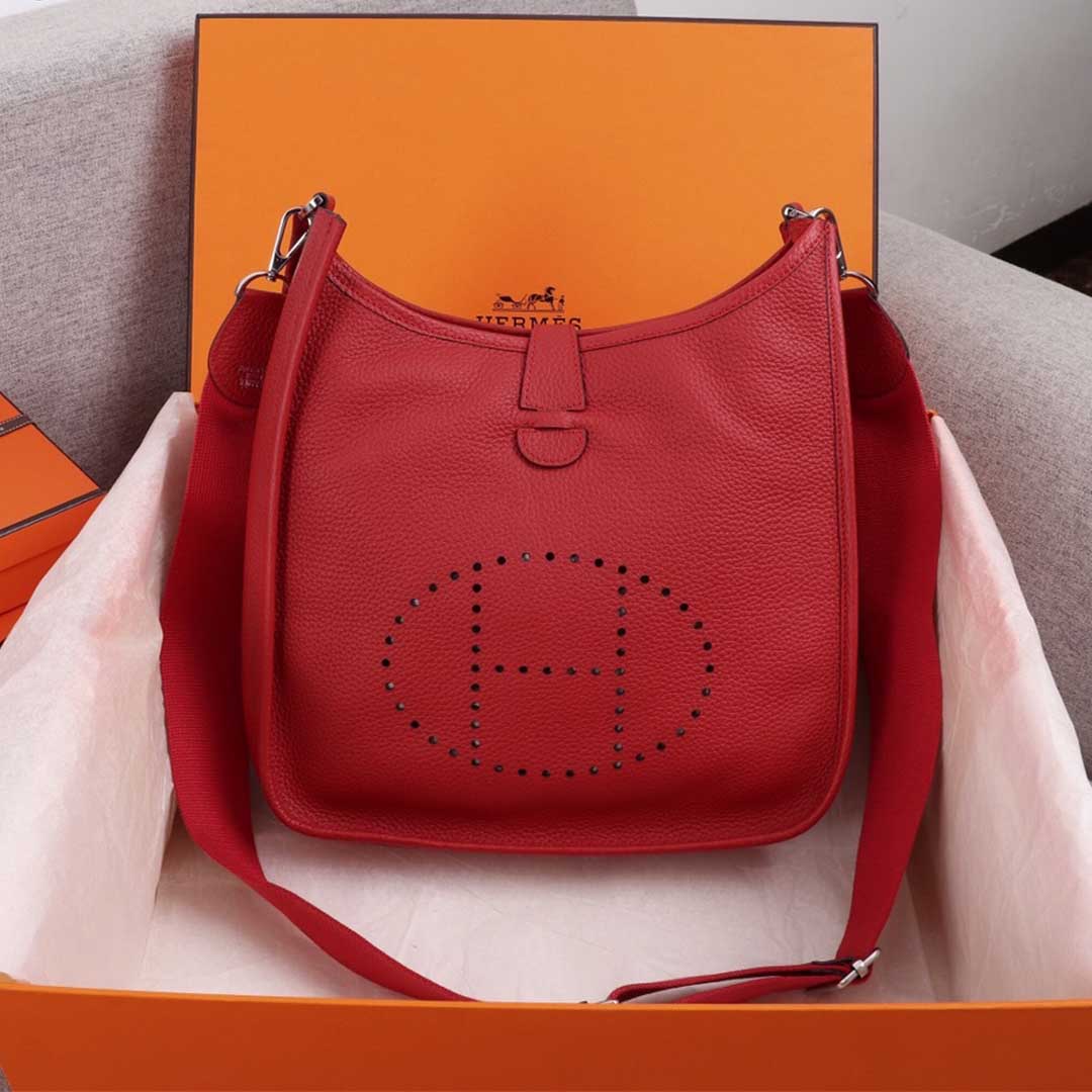 Replica Hermes Aaa-Evelyne Iii 29 Bag Orange/Black/Blue