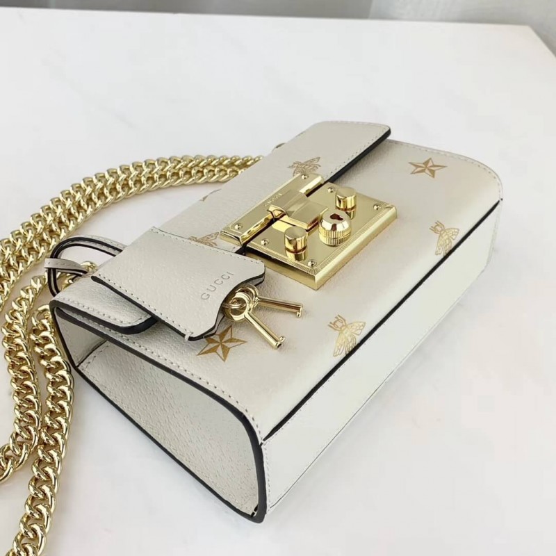 Replica Gucci Padlock Bee Star Small Shoulder Bag 432182