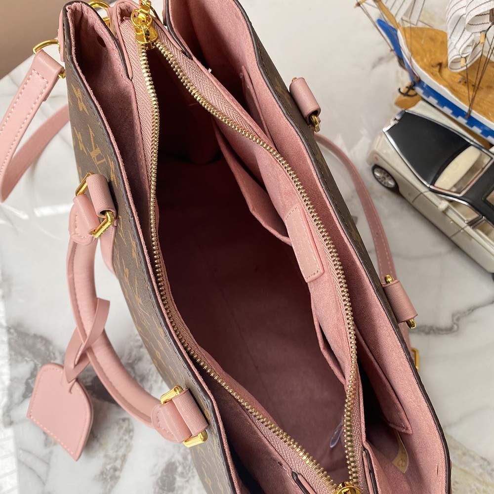 Replica Louis Vuitton Monogram Canvas Soufflot Mm