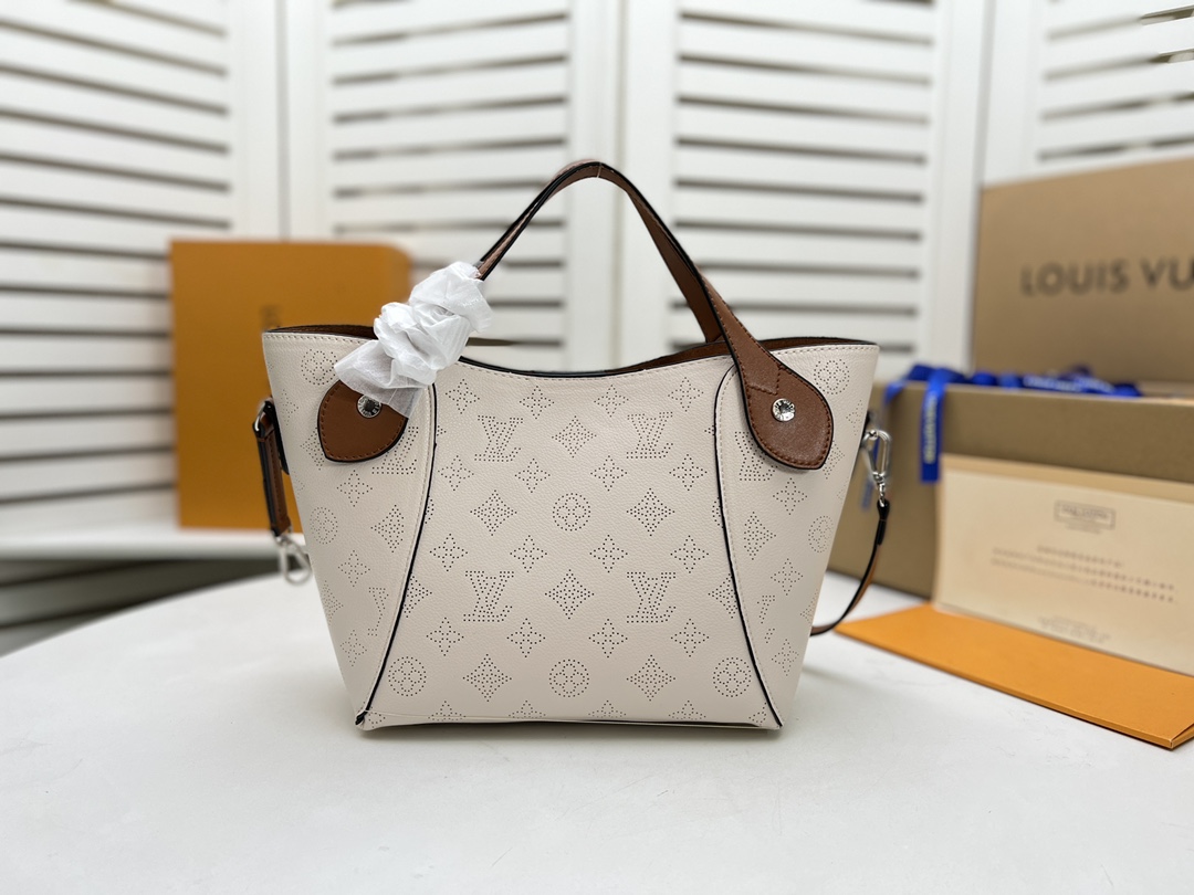 Replica Louis Vuitton Hina Pm- Beige/Pink/White