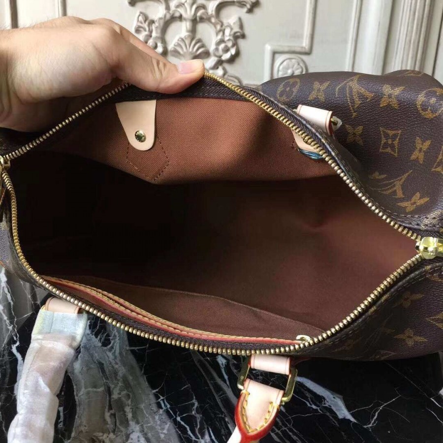 Replica Louis Vuitton Monogram Canvas Speedy Bandouliere 35 M41111