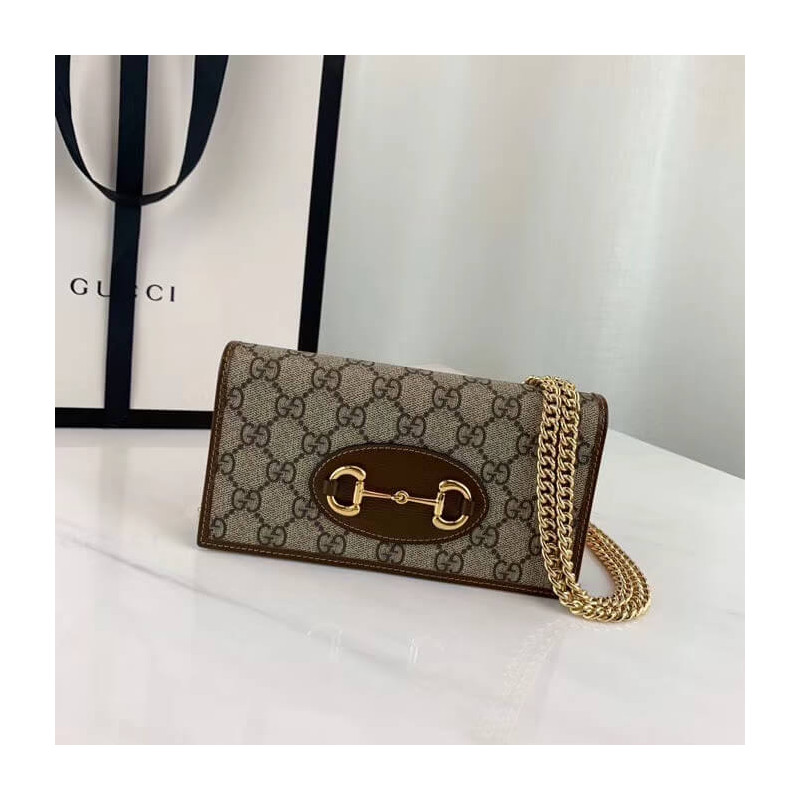 Replica Gucci 1955 Horsebit Wallet With Chain 621892