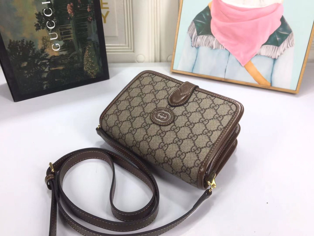 Replica Gucci Mini Shoulder Bag With Interlocking G