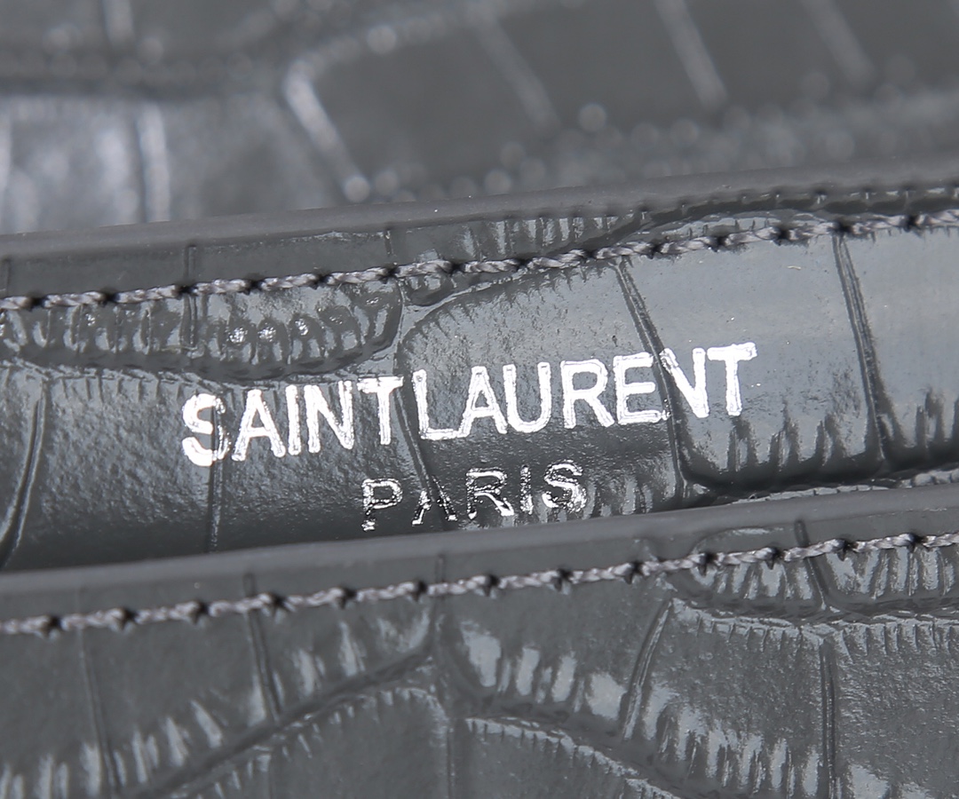 Replica Ysl Sunset Medium In Crocodile Embossed Shiny Leather 1737