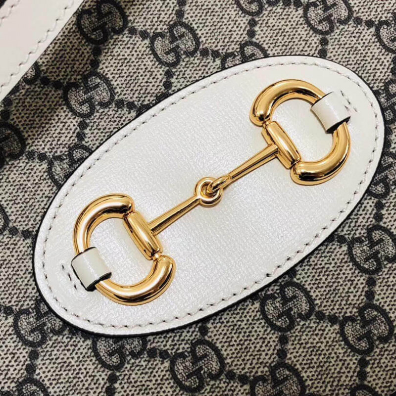 Replica Gucci 1955 Horsebit Gg Supreme Small Top Handle Bag 621220