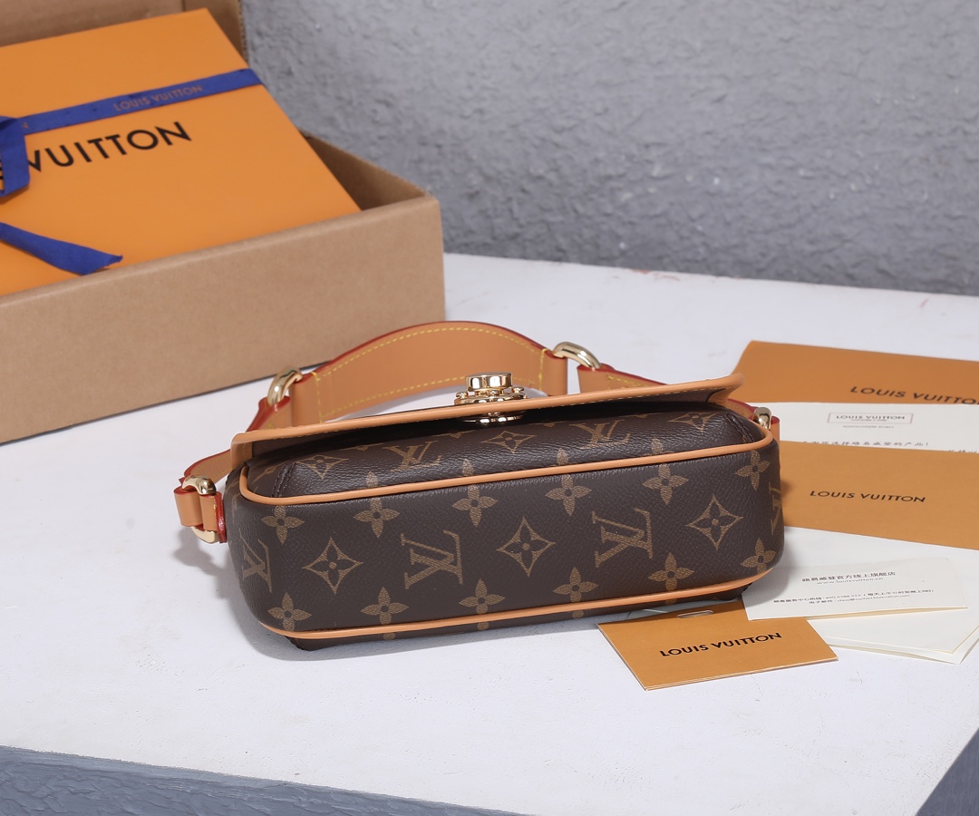 Replica Louis Vuitton Tikal Pm Brown Monogram Shoulder Bag