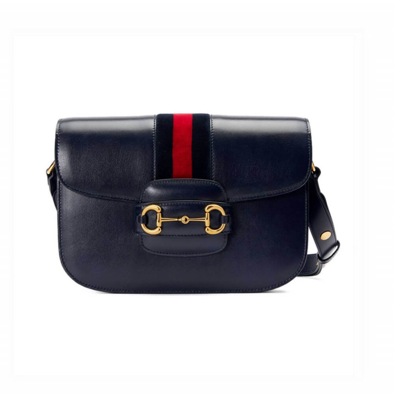 Replica Gucci 1955 Horsebit Shoulder Bag 602204 Blue