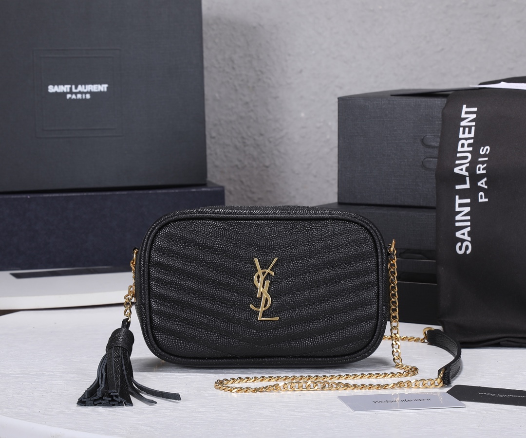 Replica Ysl Lou Mini Bag Gold Hardware