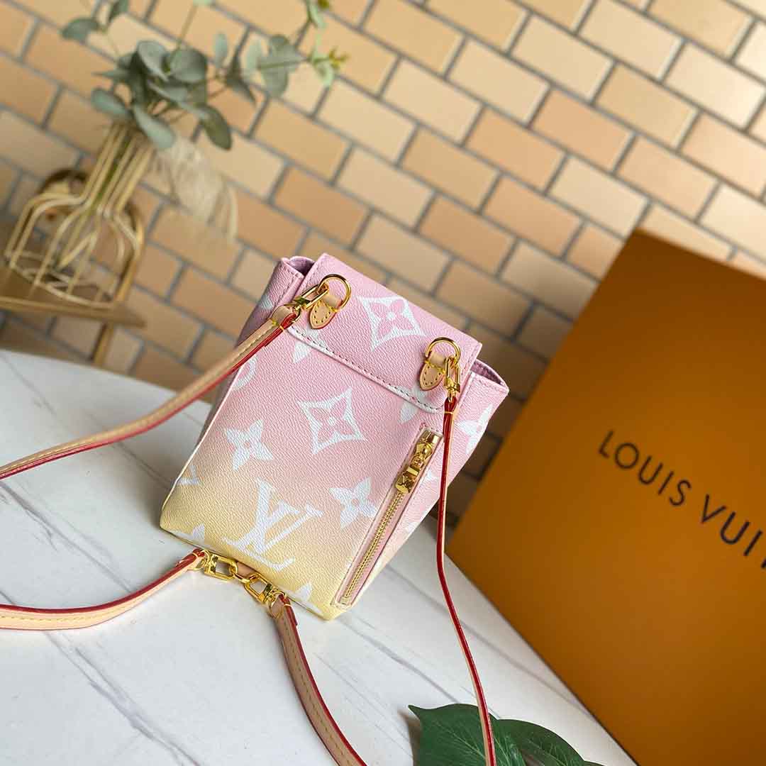 Replica Louis Vuitton Tiny Backpack M45764 Pink/Blue