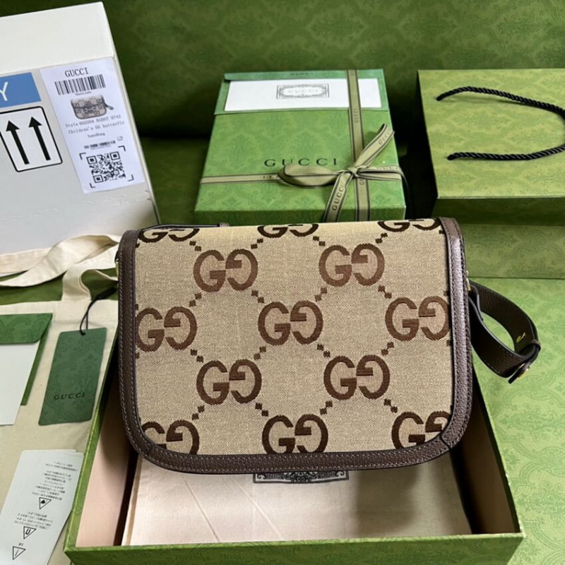 Replica Gucci Horsebit 1955 Shoulder Bag With Jumbo Gg 602204