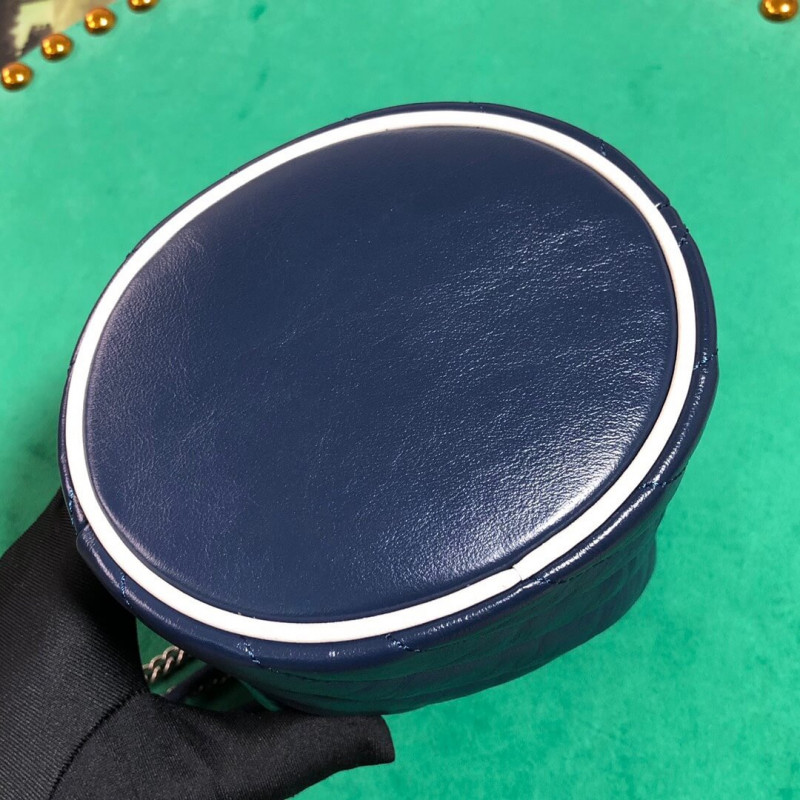 Replica Gucci Gg Marmont Mini Bucket Bag 575163 Blue