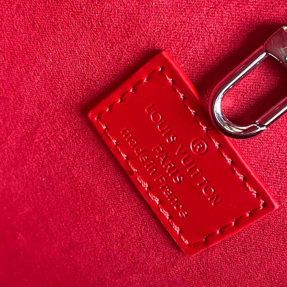 Replica Louis Vuitton Neverfull Mm Epi Leather M56947 Navy/Black/Red