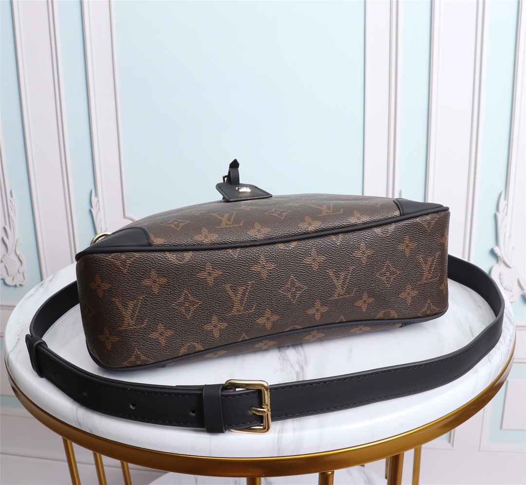 Replica Louis Vuitton Aaa-Odeon Mm M45352 Black/Natural