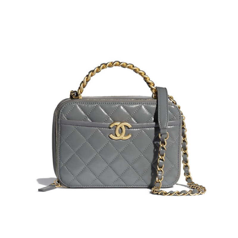 Replica Chanel Lambskin Vanity Case As2179