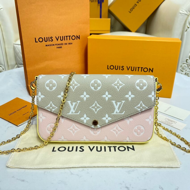 Replica Louis Vuitton Monogram Empreinte Leather Felicie Pochette M81359